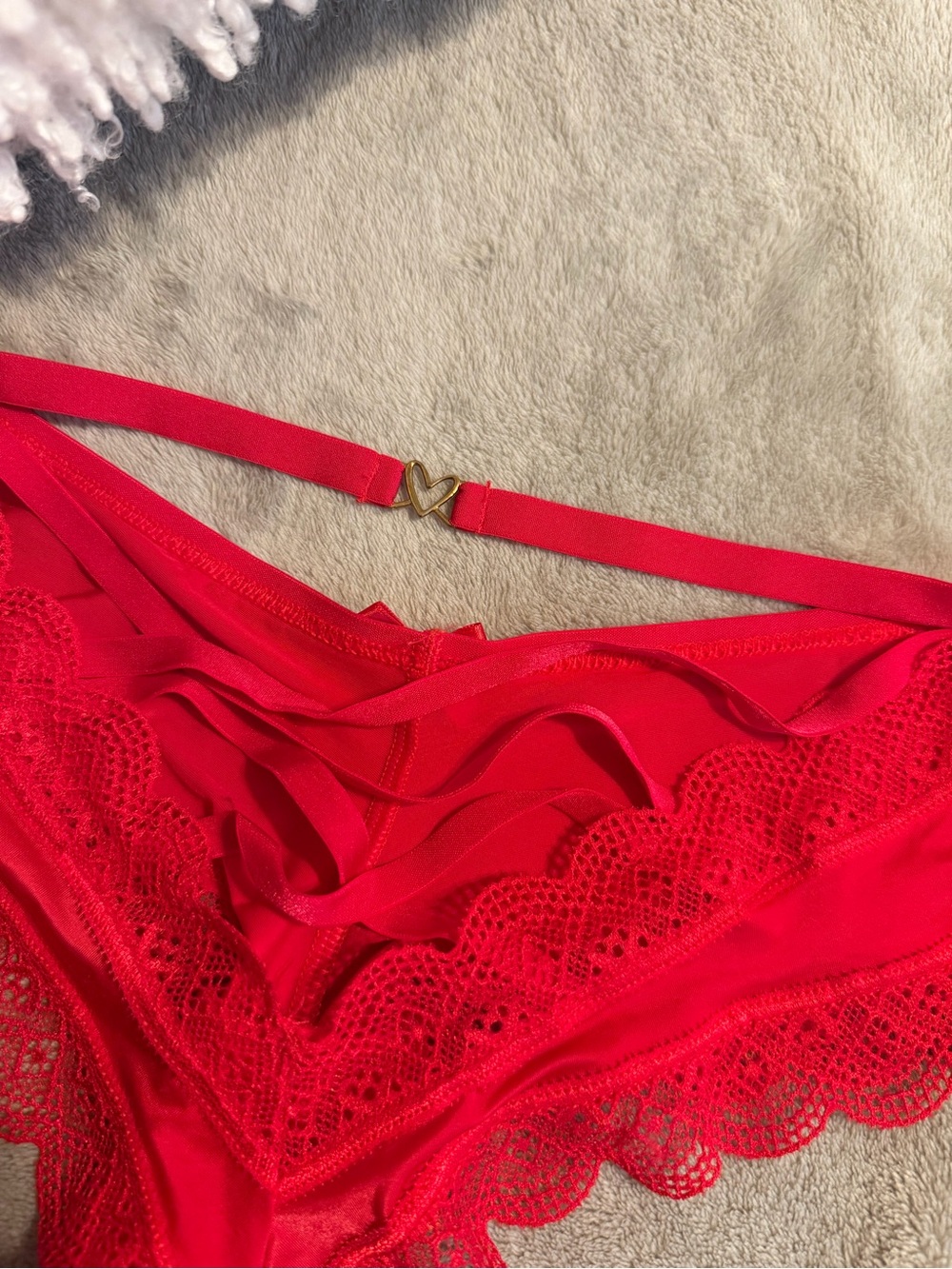 Victoria's Secret Sexy red cheeky Panty - Picture 5 of 5